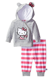 新低！【Hello Kitty 女宝宝童装2件套】$10.06，直邮约89元。