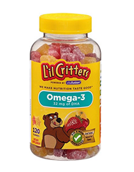 新低！【L''il Critters Omega-3 小熊 含DHA 儿童鱼油水果味软糖，120粒*3瓶】$20.82，约合204元。