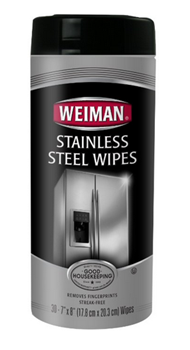 新低！【Weiman 不锈钢专用湿巾】$3.62，直邮约45元。