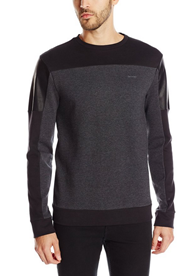新低！【Calvin Klein 长袖皮革饰边运动衫】$46.6，直邮约392元。