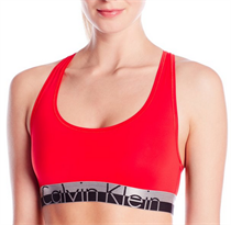 本命年必备大红色【Calvin Klein Magnetic Force Bralette女士运动内衣】$13.98 需转运 （到手约￥119）