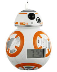 直邮新低！【Star Wars星球大战 The Force Awakens 原力觉醒BB-8机器人闹钟】$19.63，直邮到手约184元。  