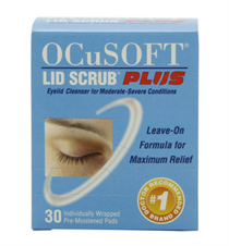 【OCuSOFT Lid Scrub Plus 眼睑清洁湿巾 30片】$13.86+$2.43直邮（到手约￥107）