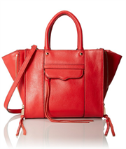 【Rebecca Minkoff 瑞贝卡·明可弗 Side Zip Mab Tote Mini 女士真皮斜跨包】$157.5+$26.6直邮（到手约￥1211）