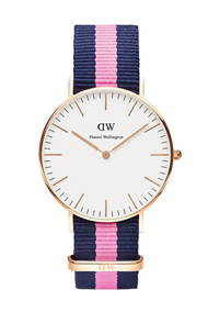 新低！【Daniel Wellington 丹尼尔·惠灵顿 0505DW女士石英手表】$73.99，直邮到手约604元。