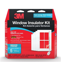 【3M Indoor Window Insulator Kit 室内窗户保温膜 五份装】$11.73 + $4.16 直邮（到手约￥104）