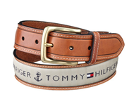 新低！【TOMMY HILFIGER 汤米希尔费格 双色拼接真皮皮带】$17.39 ，转运到手约154元。