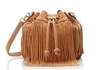 手快！【Rebecca Minkoff Fringe Mini Fiona 流苏水桶包】$100.00，转运到手约750元。  