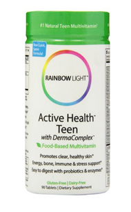 凑单品【Rainbow Light 润泊莱 Active Health Teen 青少年复合维生素片 90片】$13.19