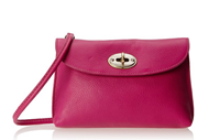 美亚好价！【Fossil Monica Turnlock Crossbody 女式真皮挎包】$50.07，约合395元。