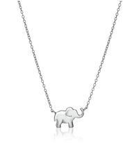 美亚好价！【Sterling Silver Elephant 大象项链耳钉套装】$19.14，直邮到手140元 。