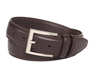 限36码！【FLORSHEIM Smooth Leather Belt 32MM 男士真皮皮带】