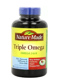 新低！【Nature Made 三倍 不饱和脂肪酸Omega 3-6-9 150粒】