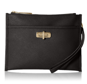 好价！【TOMMY HILFIGER Toggle Leather 女士手拿包】