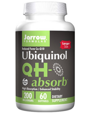 新低价！【Jarrow杰诺 Q-Absorb 高吸收配方辅酶Q10 200mg*60粒】