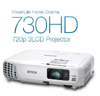 美亚自营低价！【Epson 爱普生 Home Cinema 730HD 投影机（720P、3000流明、3LCD）翻新版】