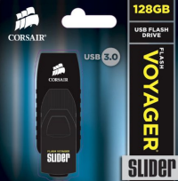 美亚3.1折新低！【Corsair 海盗船 Voyager Slider 128GB USB 3.0 高速U盘】