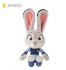 美亚 好价！【TOMY 多美 Zootopia 疯狂动物城 Officer Judy Hopps 迷你毛绒玩具】