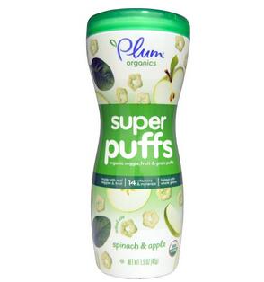 iHerb【Plum Organics 水果及谷物泡芙】