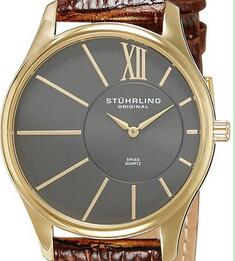 美亚 好价！【Stuhrling Original 553.3335K54男士石英手表 】