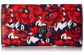 【Tommy Hilfiger 女款 TH Floral 手拿钱包】