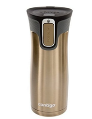 美亚【Contigo 康迪克 AUTOSEAL West Loop 双层不锈钢保温杯 600ml 】