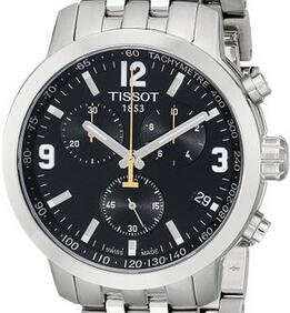 美亚 近期好价！【Tissot T0554171101700天梭PRC 200 三眼式瑞士石英男表】