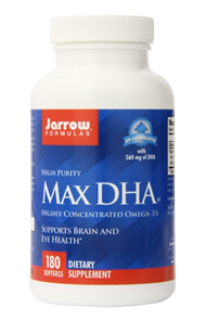 美亚【Jarrow 杰诺 高纯度Max DHA 250mg*180粒】