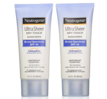 美亚直邮【Neutrogena 露得清 Ultra Sheer Drytouch 清透防晒乳 SPF45 88ml 2支装】