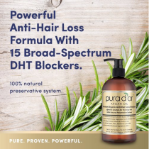 美亚直邮【pura d''or Premium Organic Anti-Hair Loss 防脱洗发水 473ml 】