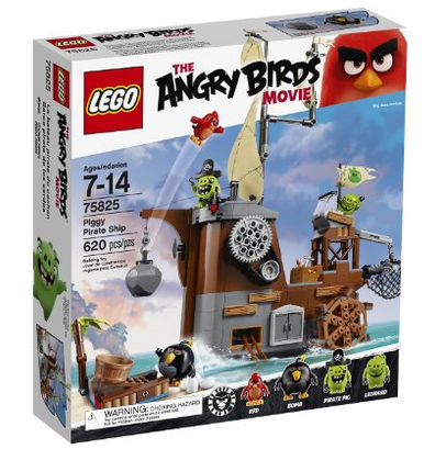 美亚 好价！【2016新品，LEGO 乐高 75825 愤怒的小鸟系列 猪盗船】
