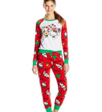 美亚 好价！【凯蒂猫(HELLO KITTY) Ugly Holiday Pajama Set 睡衣套装】