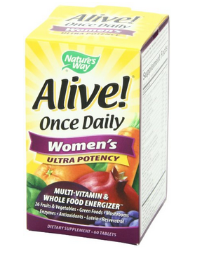 Nature''s Way Alive女性每日高效复合维生素补充 60粒