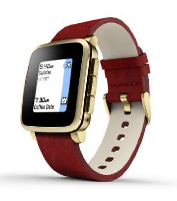 Pebble Time Steel Smartwatch 钢版智能手表