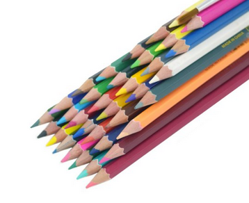 Echolife专业水彩铅笔（配有三角形铁盒包装）-36色