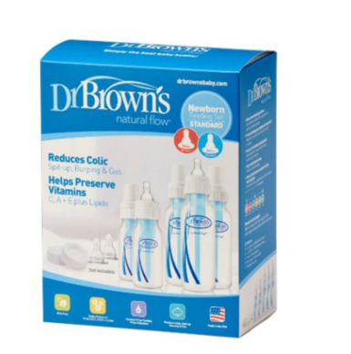 布朗博士 Natural Flow 新生婴儿奶瓶套装 