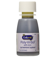 美赞臣Enfamil Poly-Vi-Sol 婴幼儿专用加铁复合维生素滴剂 50mL