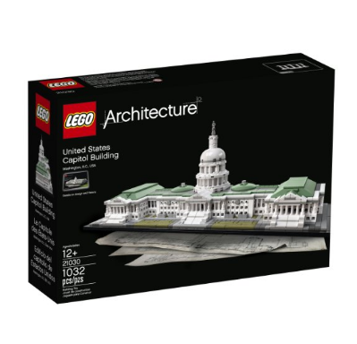 LEGO 乐高 建筑系列 21030 美国国会大厦    