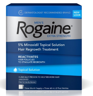 Rogaine 落健 男士生发水 60ml*3瓶 增加血液循环 减少脱发 