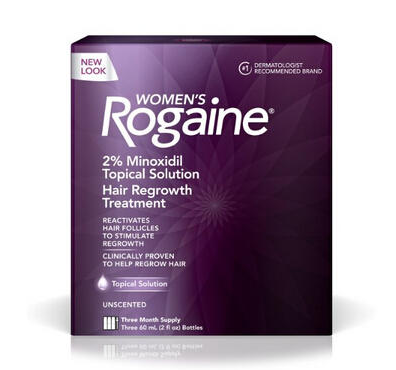 女性治脱发海淘！再降4刀！Rogaine 落健女用生发液 60ml*3瓶