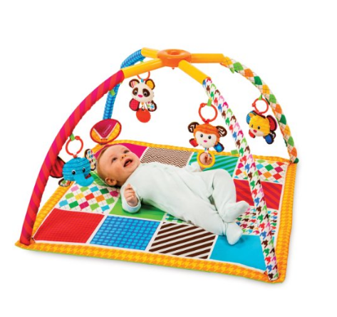  Infantino Activity Gym and Play Mat 动物图案婴儿健身游戏垫