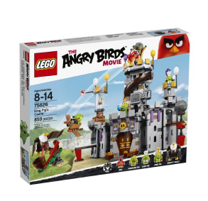 重现决战场景 LEGO 愤怒的小鸟系列 75826 猪王城堡