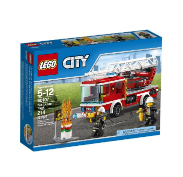 凑单品：乐高（LEGO） 60107 CITY 城市系列 云梯消防车