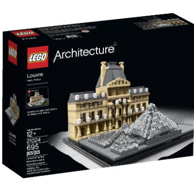 乐高(LEGO) 21024 Architecture 卢浮宫建筑系列 典雅大气 夜景绚丽 