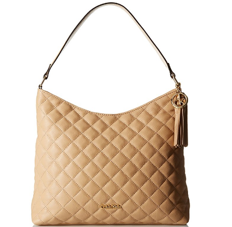 Calvin Klein Quilted Leather Hobo 女士真皮单肩包