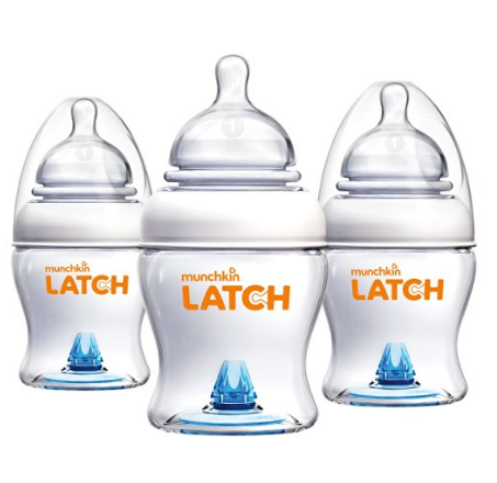  Munchkin麦肯齐LATCH系列奶瓶 套装 3个