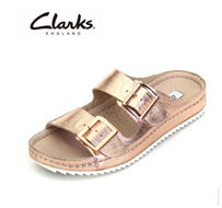【英亚】Clarks 其乐 Netrix Rose 金属扣装饰勃肯凉鞋 