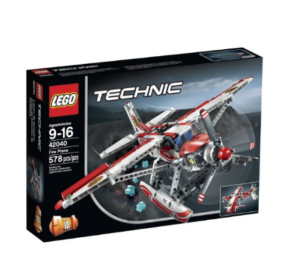经典益智！ LEGO 乐高 Technic 机械系列 42040 消防飞机 