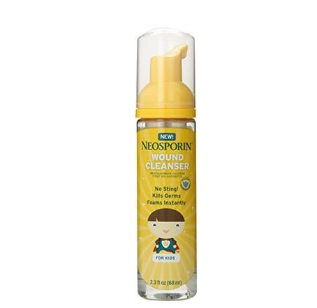 凑单品！ NEOSPORIN First Aid Antiseptic Foam 儿童伤口消炎止痛喷雾 68ml*2瓶