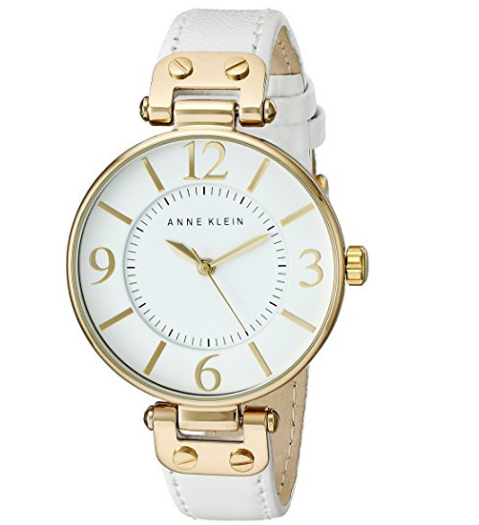 Anne Klein 109168WTWT女士金色石英表